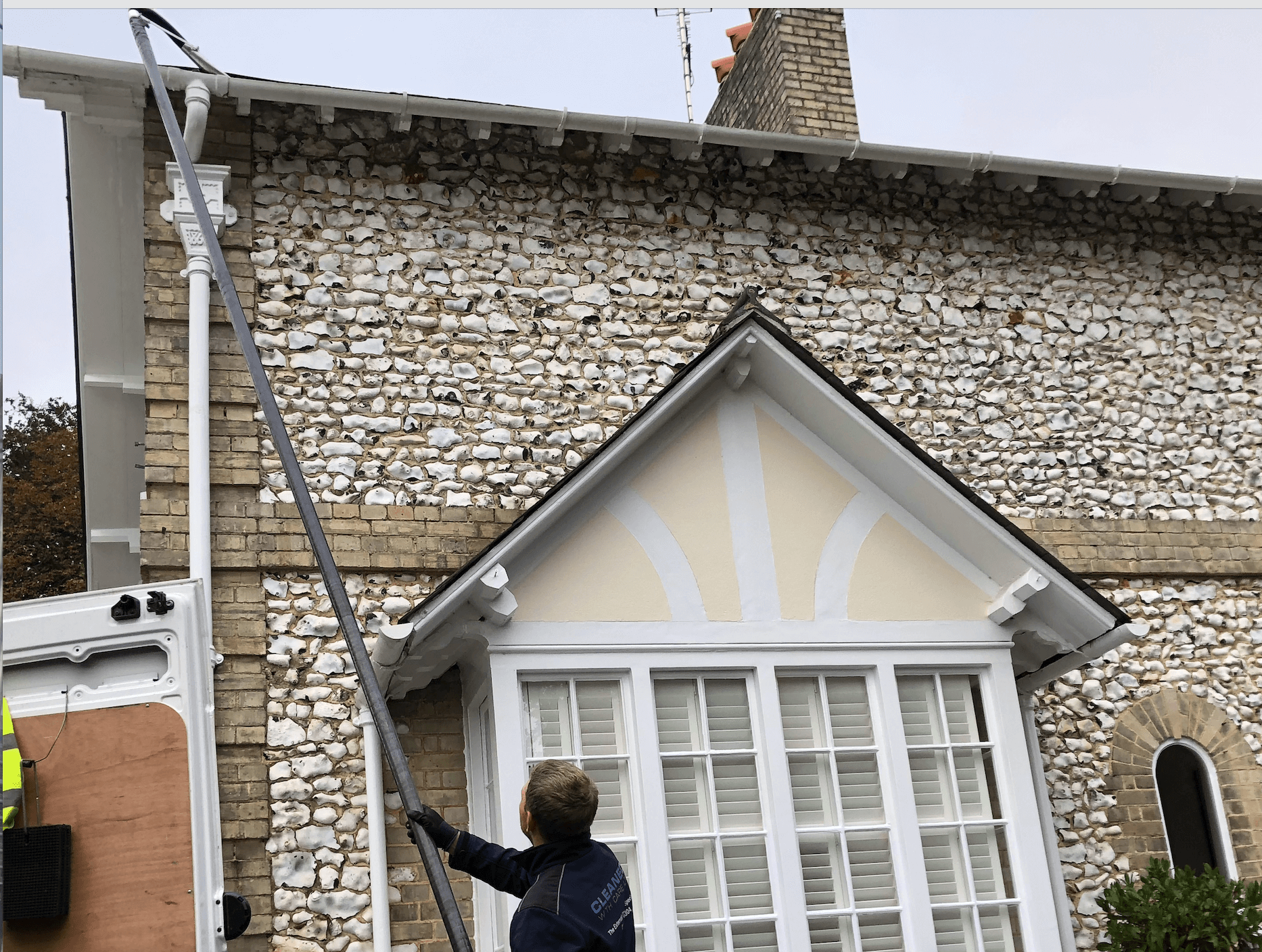Professional gutter cleaning tools and equipment used by The Roof Moss Cleaners in Thame
